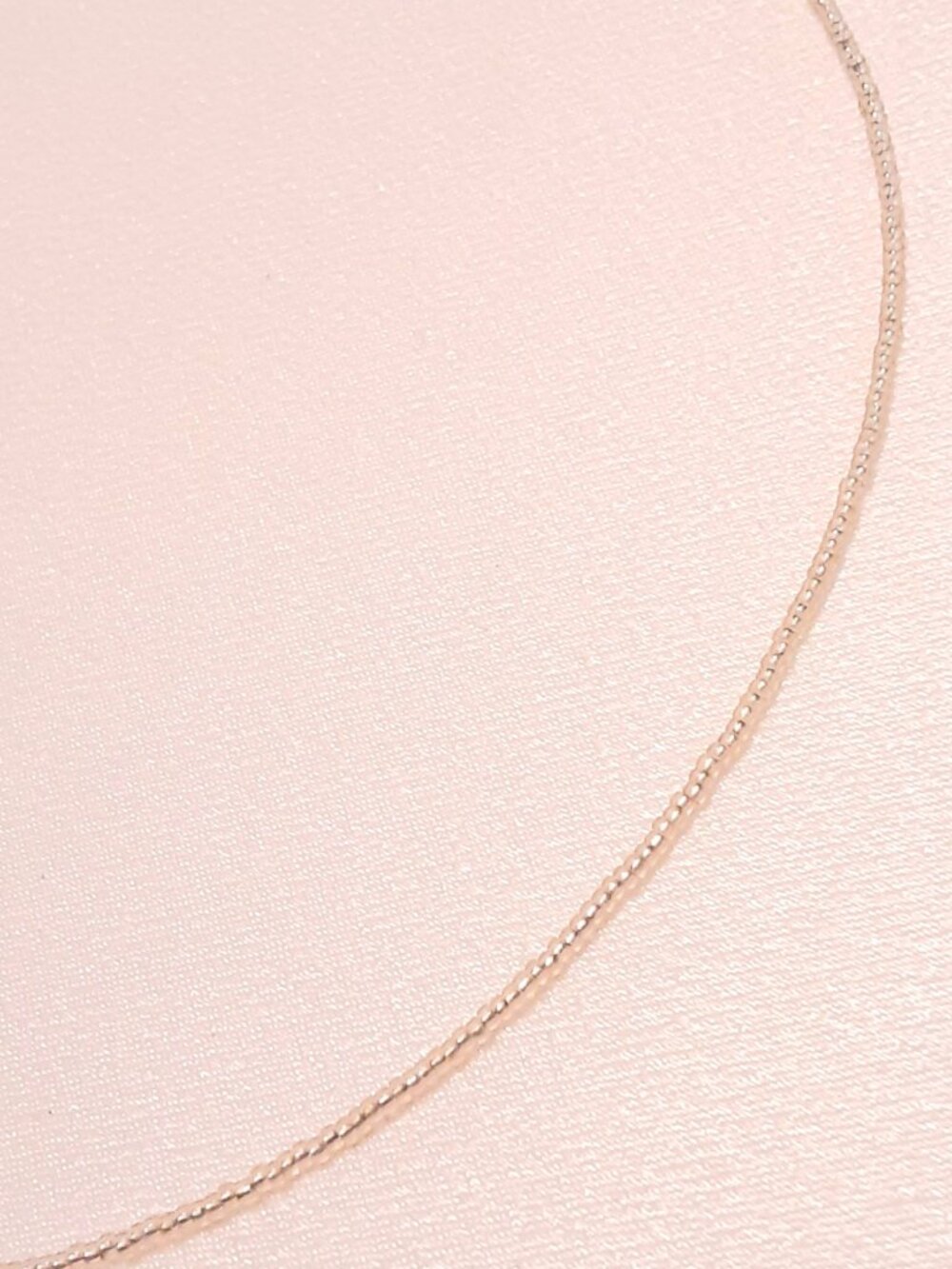 NEW 17 inch pink champaign quartz necklace - Picture 9 of 10